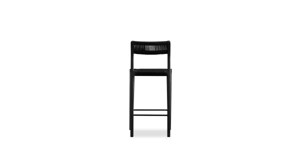 VENT Black Teak Counter Stool 3 2