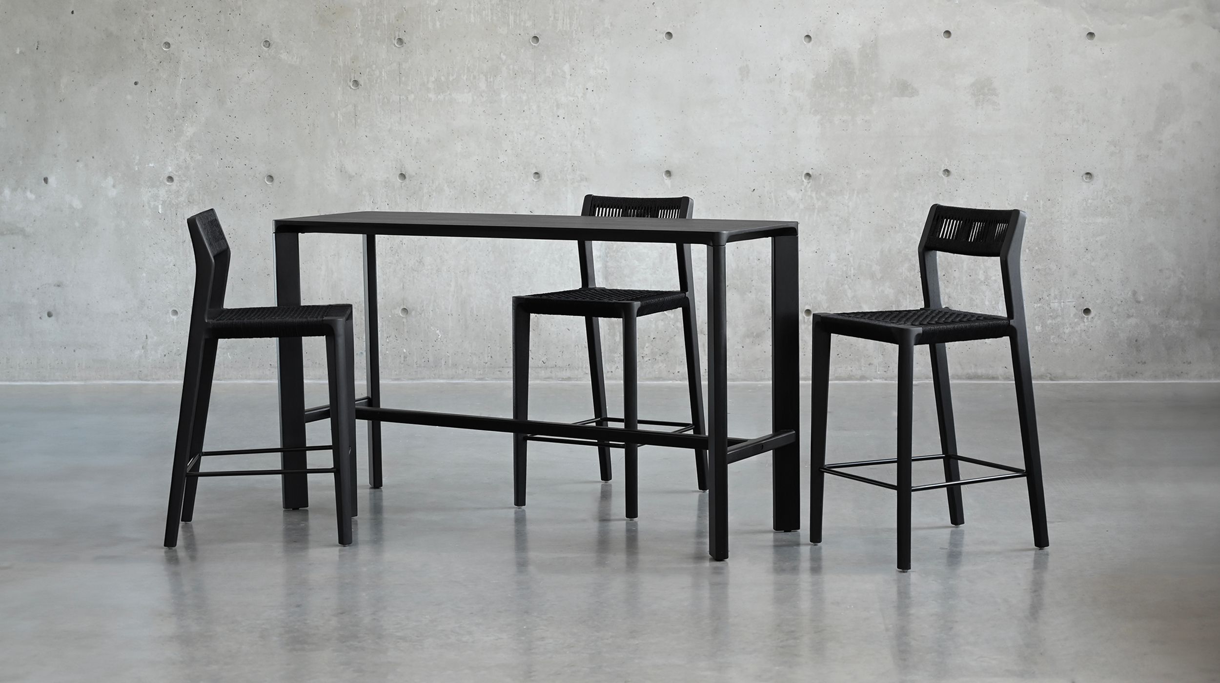 VENT Black Teak Counter Stool 5 VENT Black Teak Counter Stool - Image 5