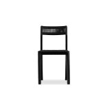 VENT Black Teak Dining Chair 8 VENT Black Teak Dining Chair
