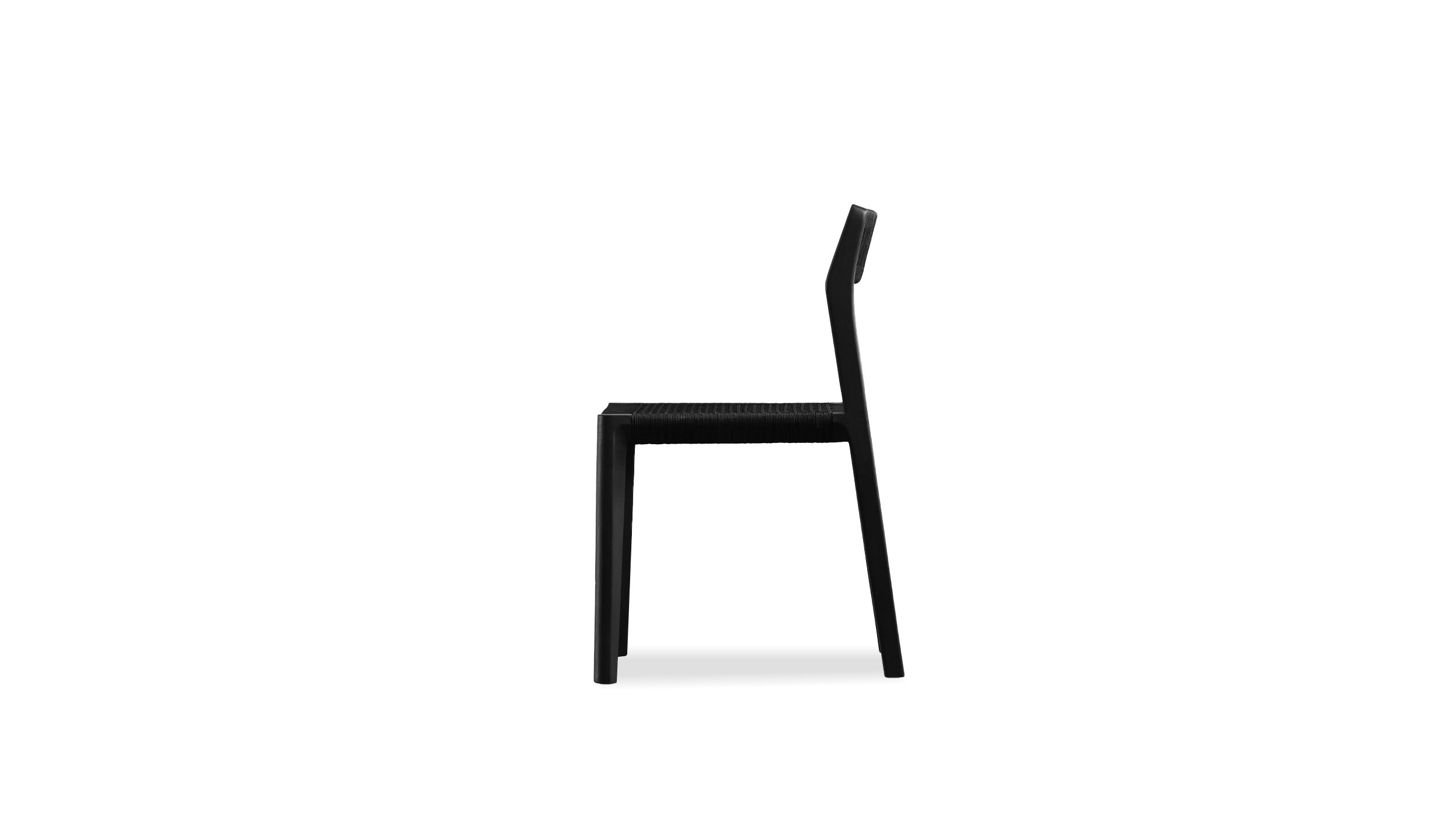 VENT Black Teak Dining Chair 3 VENT Black Teak Dining Chair - Image 3