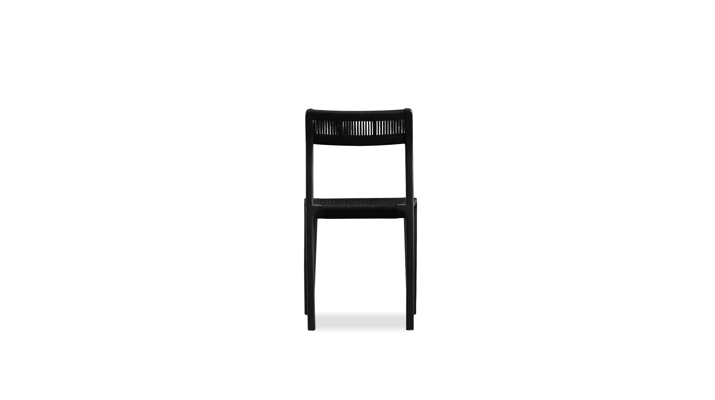 VENT Black Teak Dining Chair 5 VENT Black Teak Dining Chair - Image 5