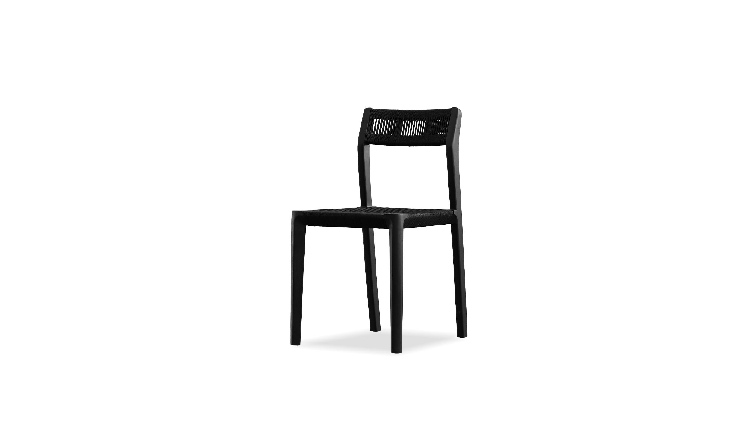 VENT Black Teak Dining Chair 1 VENT Black Teak Dining Chair