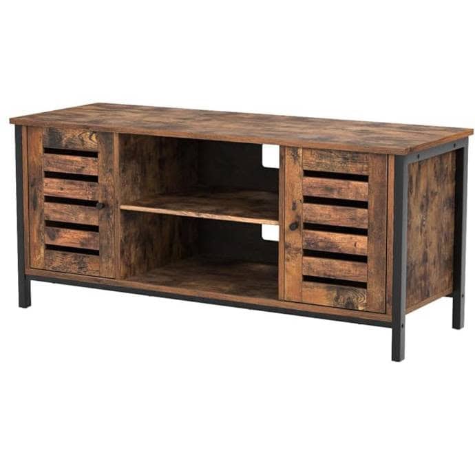 Rustic Mid-Century TV Stand with Storage for 50-Inch TVs 4 Rustic Mid-Century TV Stand with Storage for 50-Inch TVs - Image 4