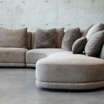 VOLTAIRE Brindle Brown Fabric LSF Chaise Sectional 8 VOLTAIRE Brindle Brown Fabric LSF Chaise Sectional