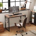 Industrial Steel Frame Computer Desk with Hooks and Wood Top 10 Industrial Steel Frame Computer Desk with Hooks and Wood Top