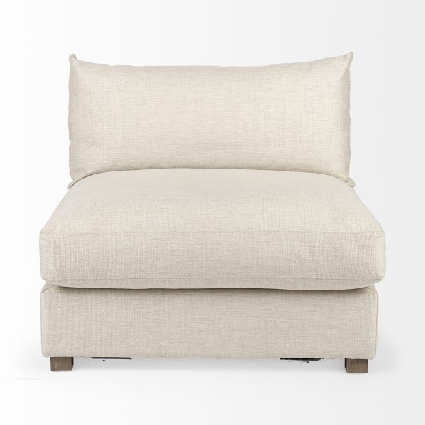 Valence 38.2L x 38.6W x 28.3H Beige Armless Sectional Piece 5