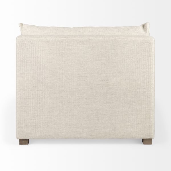 Valence 38.2L x 38.6W x 28.3H Beige Armless Sectional Piece 7