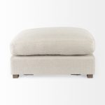 Valence 38.6L x 26.0W x 17.7H Beige 2/3 Ottoman Sectional Piece