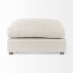 Valence 38.6L x 26.0W x 17.7H Beige 2/3 Ottoman Sectional Piece