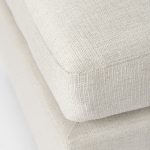 Valence 38.6L x 26.0W x 17.7H Beige 2/3 Ottoman Sectional Piece