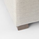 Valence 38.6L x 26.0W x 17.7H Beige 2/3 Ottoman Sectional Piece