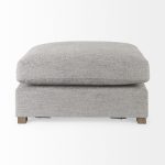 Valence 38.6L x 26.0W x 17.7H Medium Gray 2/3 Ottoman Sectional Piece