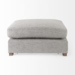 Valence 38.6L x 26.0W x 17.7H Medium Gray 2/3 Ottoman Sectional Piece