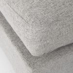 Valence 38.6L x 26.0W x 17.7H Medium Gray 2/3 Ottoman Sectional Piece