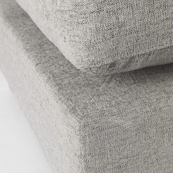 Valence 38.6L x 26.0W x 17.7H Medium Gray 23 Ottoman Sectional Piece 7