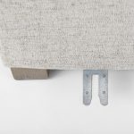 Valence 38.6L x 26.0W x 17.7H Medium Gray 2/3 Ottoman Sectional Piece