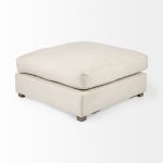 Valence 38.6L x 38.6W x 17.7H Beige Full Size Ottoman Sectional Piece