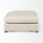 Valence 38.6L x 38.6W x 17.7H Beige Full Size Ottoman Sectional Piece