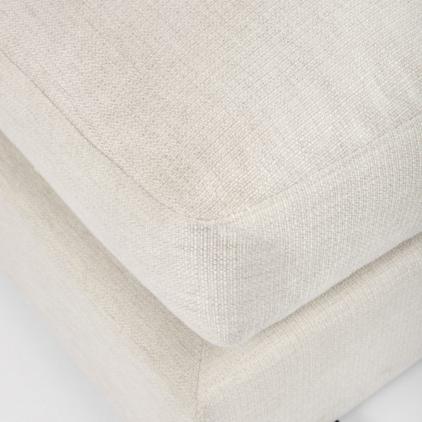 Valence 38.6L x 38.6W x 17.7H Beige Full Size Ottoman Sectional Piece 8