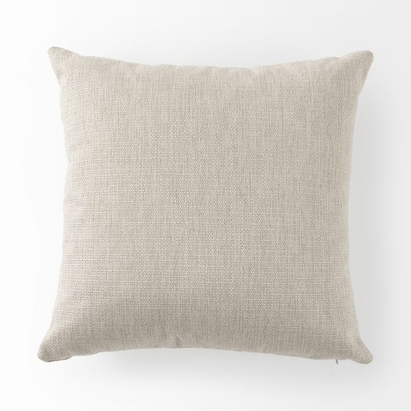 Valence Beige Throw Pillow Sectional Piece 6