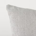 Valence Light Gray Throw Pillow Sectional Piece
