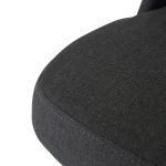Valencia Mid-Century Modern Black Steel Charcoal Fabric Chair 21 Valencia Mid-Century Modern Black Steel Charcoal Fabric Chair