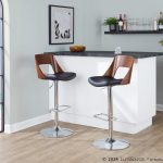Valencia Mid-Century Modern Swivel Barstools Black (Set of 2)
