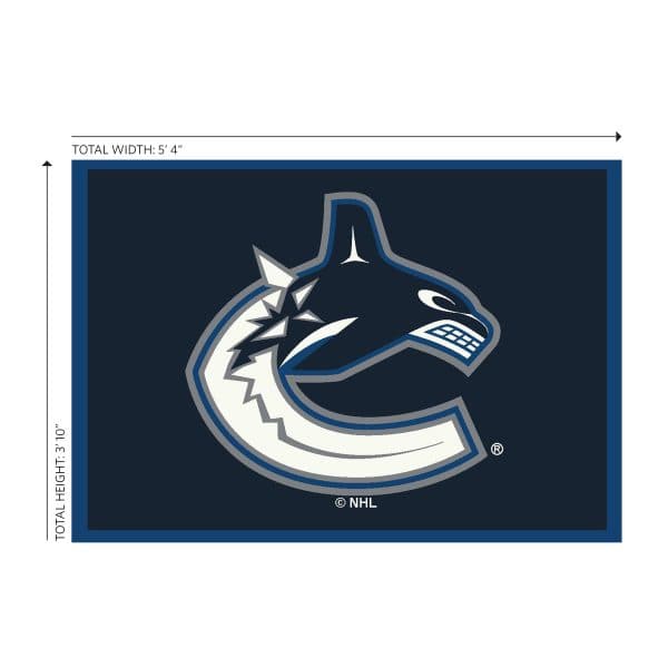 Vancouver Canucks 4x6 Spirit Rug 1