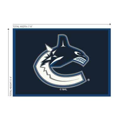 Vancouver Canucks 6x8 Spirit Rug