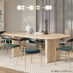 Vanessa Gold Green Velvet Contemporary Dining Chairs (Set of 2) 13 Vanessa Gold Green Velvet Contemporary Dining Chairs (Set of 2)