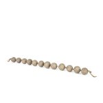 Varamala Dark Beige Paper Mache Sphere Garland