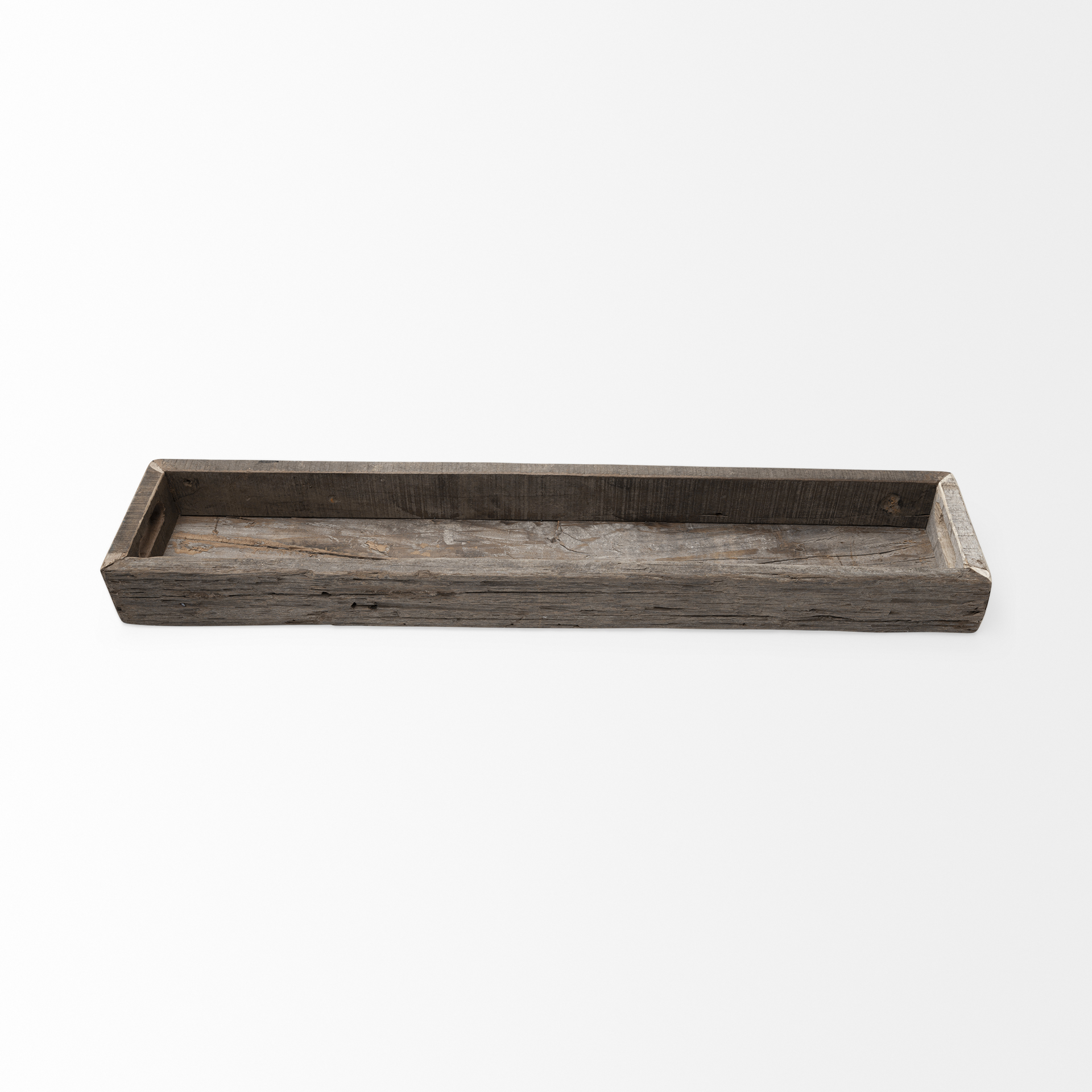 Vernon (Large) 36L x 7W Brown Reclaimed Wood Tray 3 Vernon (Large) 36L x 7W Brown Reclaimed Wood Tray - Image 3