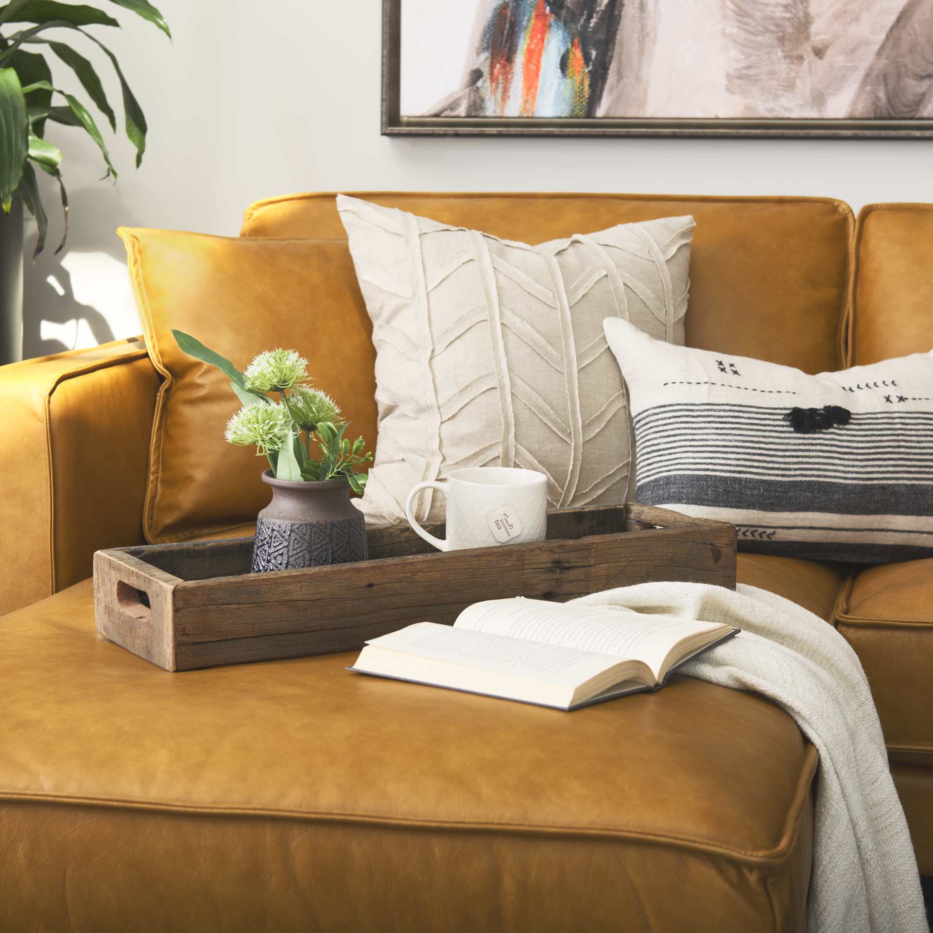 Vernon (Small) 24L x 7W Brown Reclaimed Wood Tray 4 Vernon (Small) 24L x 7W Brown Reclaimed Wood Tray - Image 4