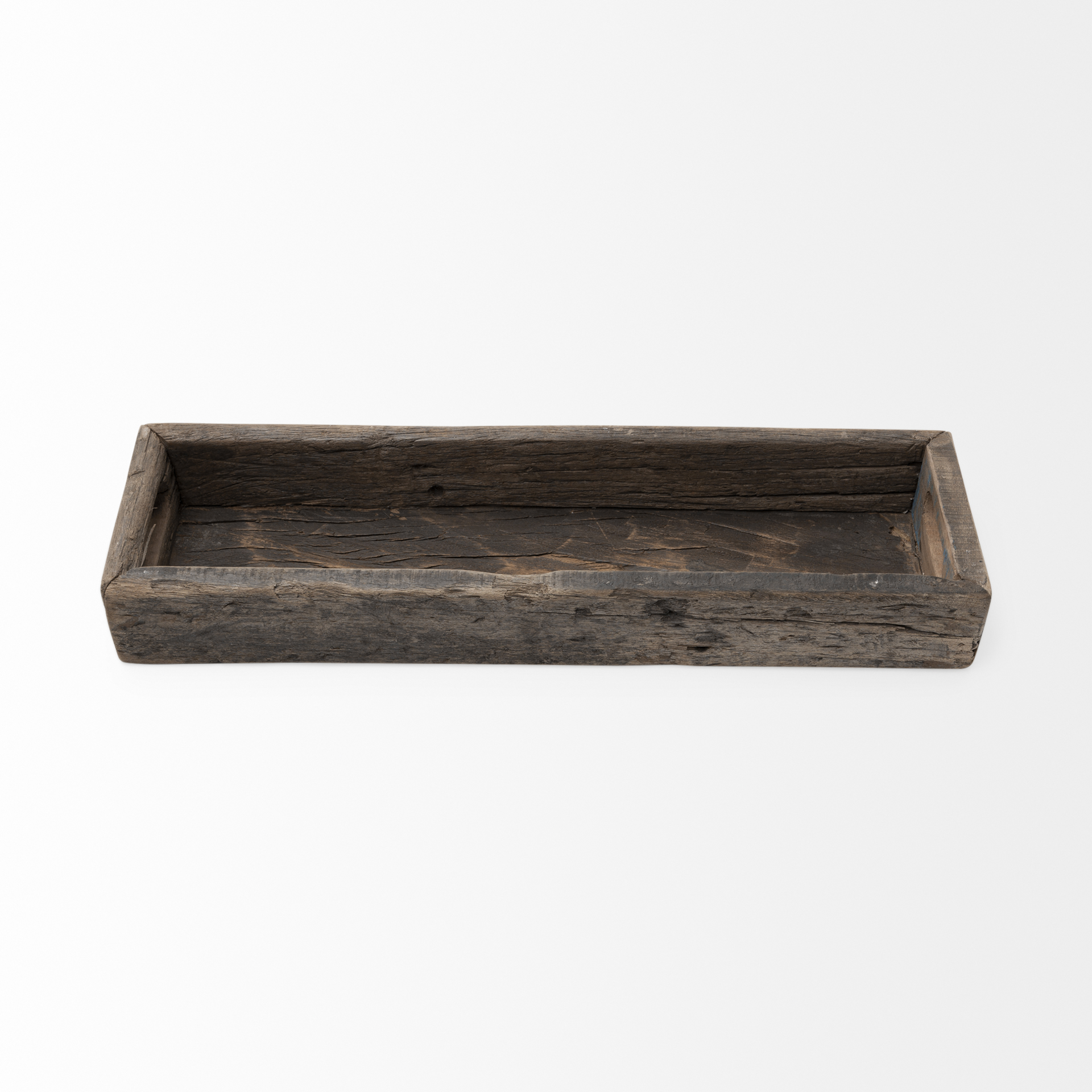 Vernon (Small) 24L x 7W Brown Reclaimed Wood Tray 6 Vernon (Small) 24L x 7W Brown Reclaimed Wood Tray - Image 6