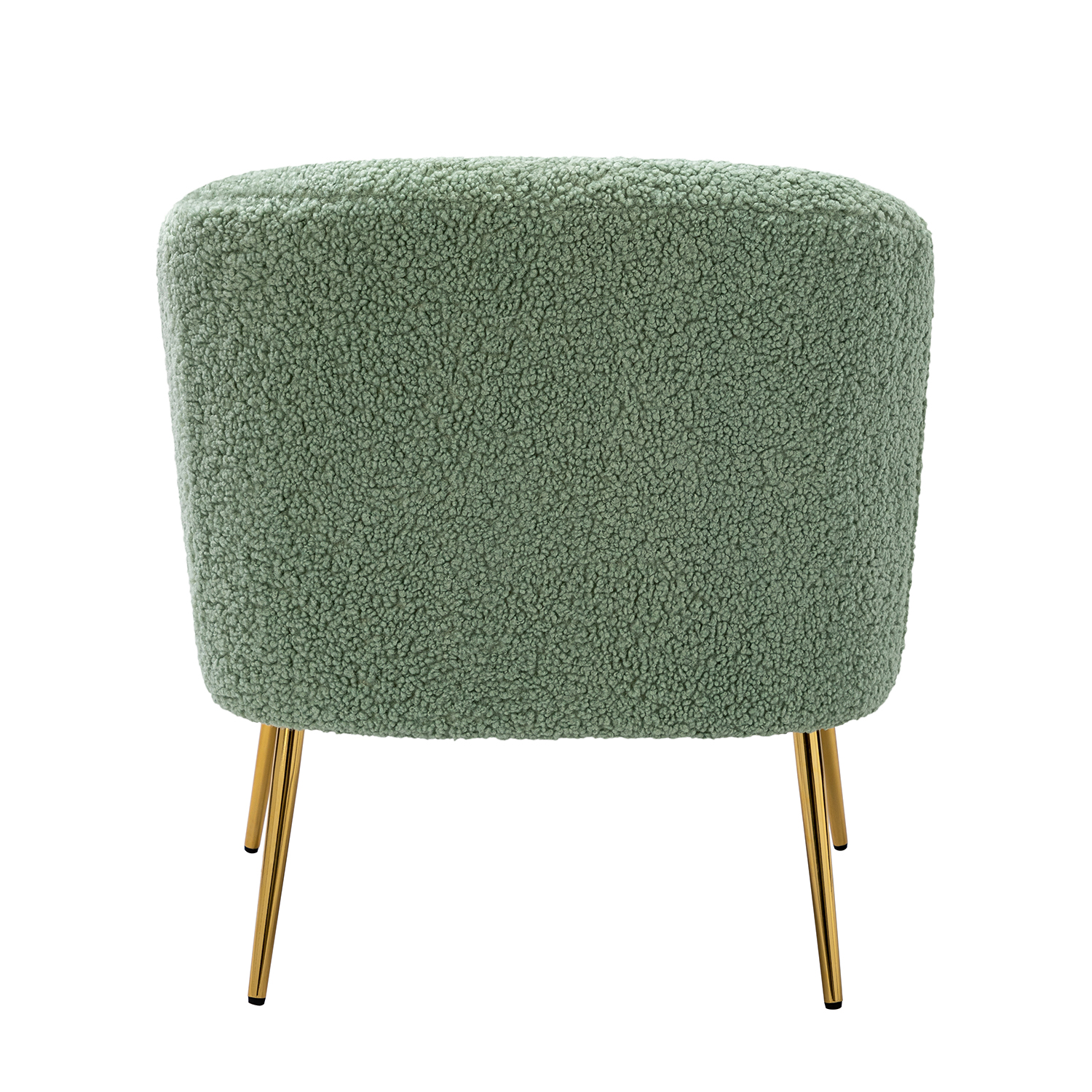 Vicenza Sage Sherpa Fabric Barrel Accent Chair 4 Vicenza Sage Sherpa Fabric Barrel Accent Chair - Image 4