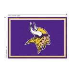 Vikings 3x4 Spirit Area Rug Officially Licensed NFL