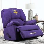 Vikings Embroidered Microfiber Rocker Recliner Made in USA