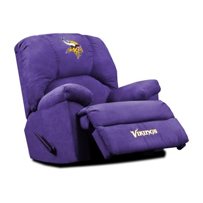 Vikings Embroidered Microfiber Rocker Recliner Made in USA