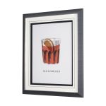 Vintage Cocktails-Old Fashion by Gwen Aspell Hand Embelished Framed Art Print Matted under Glass 10 Vintage Cocktails-Old Fashion by Gwen Aspell Hand Embelished Framed Art Print Matted under Glass