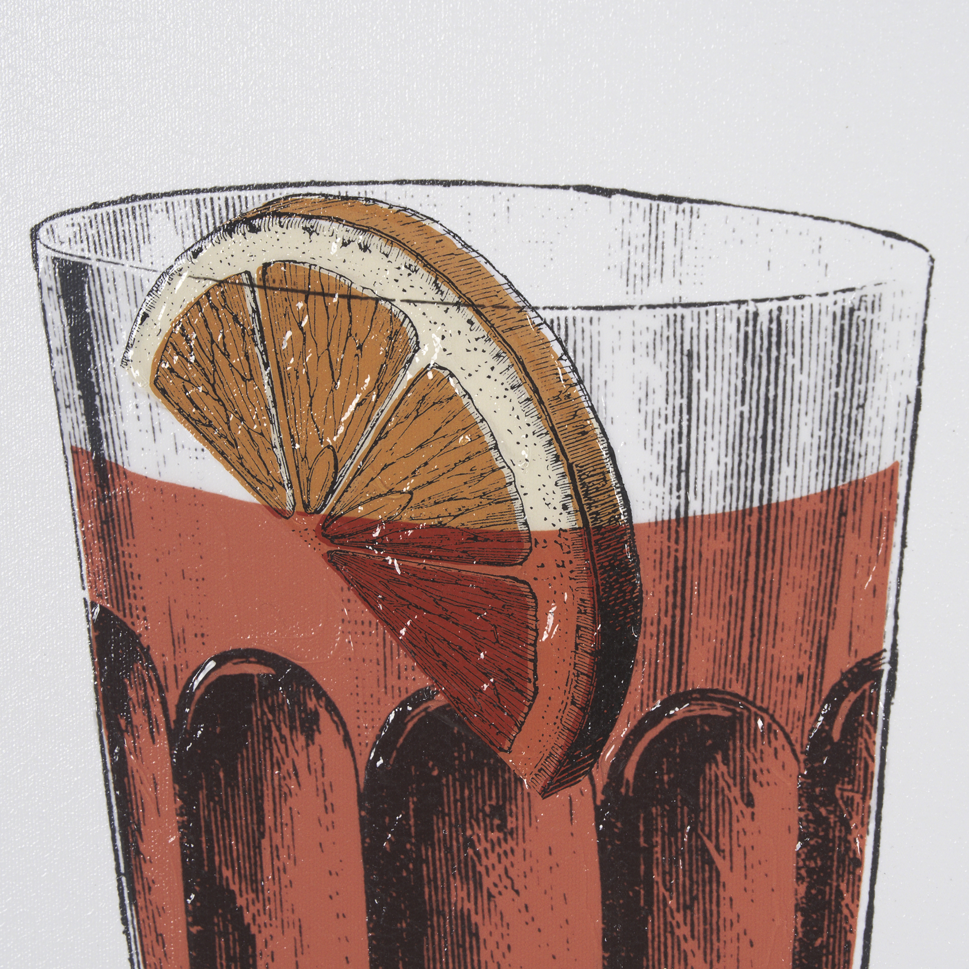 Vintage Cocktails-Old Fashion by Gwen Aspell Hand Embelished Framed Art Print Matted under Glass 7 Vintage Cocktails-Old Fashion by Gwen Aspell Hand Embelished Framed Art Print Matted under Glass - Image 7