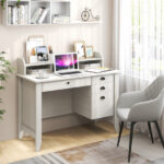 Vintage Computer Desk with Storage Shelves and Drawers for Home 44 Vintage Computer Desk with Storage Shelves and Drawers for Home