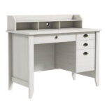 Vintage Computer Desk with Storage Shelves and Drawers for Home 46 Vintage Computer Desk with Storage Shelves and Drawers for Home