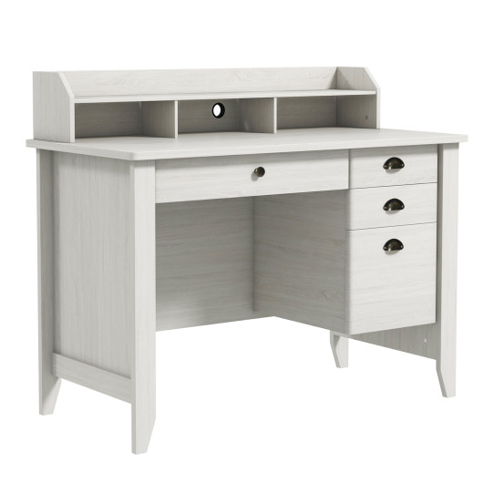 Vintage Computer Desk with Storage Shelves and Drawers for Home 18 Vintage Computer Desk with Storage Shelves and Drawers for Home - Image 18