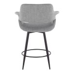Vintage Flair 26 Mid-Century Light Grey Swivel Counter Stools (Set of 2) 16 Vintage Flair 26 Mid-Century Light Grey Swivel Counter Stools (Set of 2)