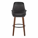 Vintage Flair 30 Mid-Century Modern Charcoal Swivel Barstool (Set of 2) 14 Vintage Flair 30 Mid-Century Modern Charcoal Swivel Barstool (Set of 2)