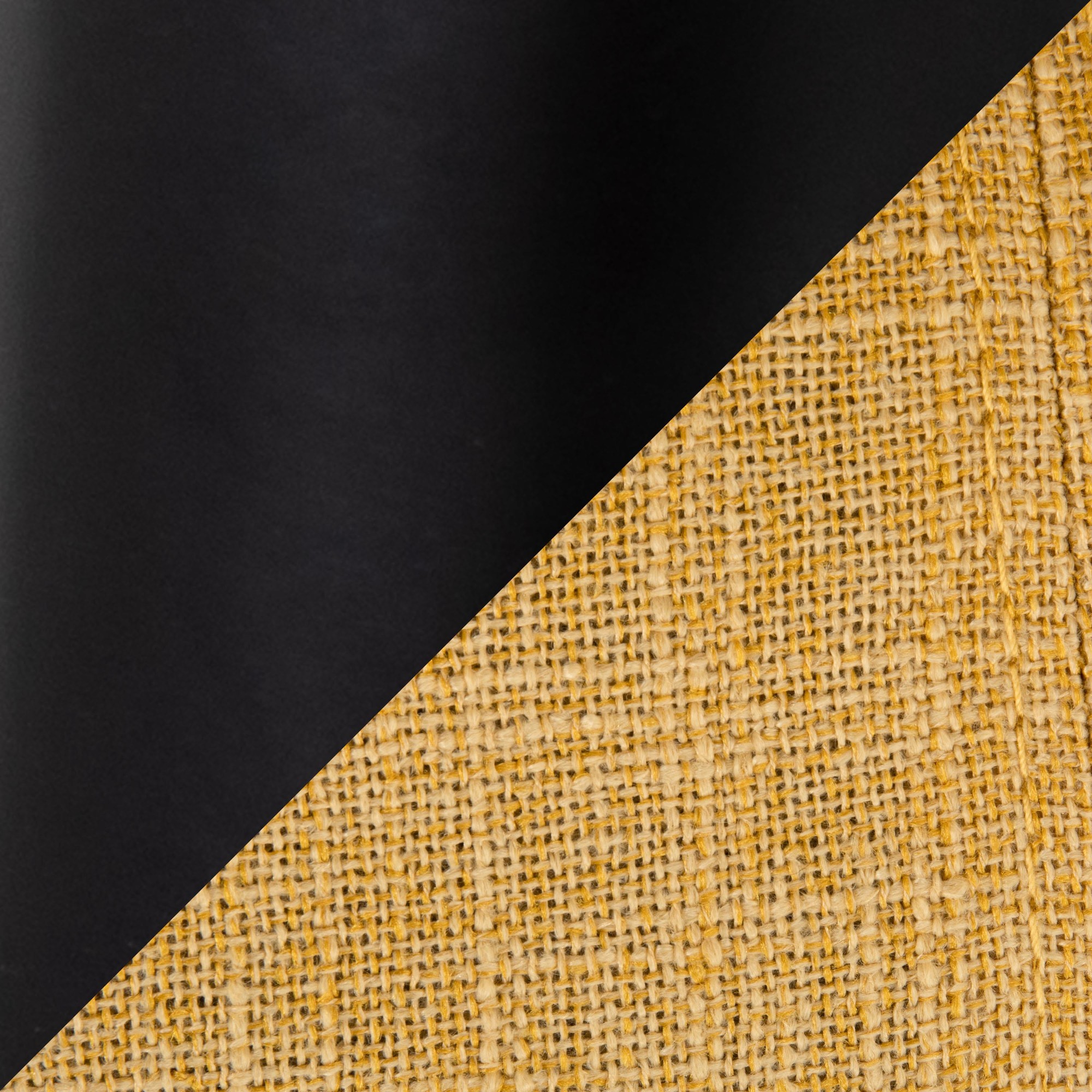 Vintage Flair Black Metal Yellow Fabric Art Deco Chairs (Set of 2) 9 Vintage Flair Black Metal Yellow Fabric Art Deco Chairs (Set of 2) - Image 9