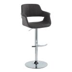 Vintage Flair Charcoal Swivel Mid-Century Modern Barstool (Set of 2) 14 Vintage Flair Charcoal Swivel Mid-Century Modern Barstool (Set of 2)