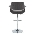 Vintage Flair Charcoal Swivel Mid-Century Modern Barstool (Set of 2) 17 Vintage Flair Charcoal Swivel Mid-Century Modern Barstool (Set of 2)