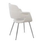 Vintage Flair Chrome Cream Velvet Art Deco Chair (Set of 2) 14 Vintage Flair Chrome Cream Velvet Art Deco Chair (Set of 2)
