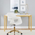 Vintage Flair Cream Velvet Mid-Century Modern Swivel Office Chair 10 Vintage Flair Cream Velvet Mid-Century Modern Swivel Office Chair